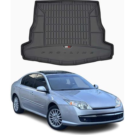 Tapis de Coffre 3D TPE Premium Compatible avec Renault Laguna III 2007-2015 Bac de Protection de Coffre Intérieur antidérapant Revêtement de Coffre Bords Hauts pour Voiture Noir (1/5)