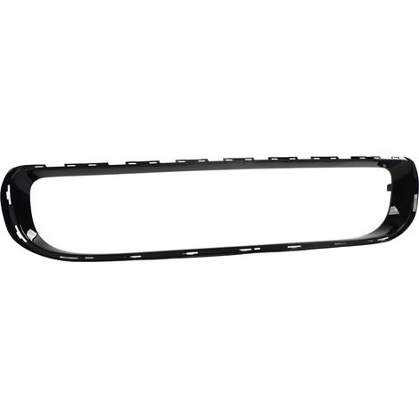 Calandre inférieure garniture moulure 51117250787 noir brillant élégant, kit pare-chocs avant style pour Mini Cooper R56 LCI, finition chromée noire premium. (1/5)