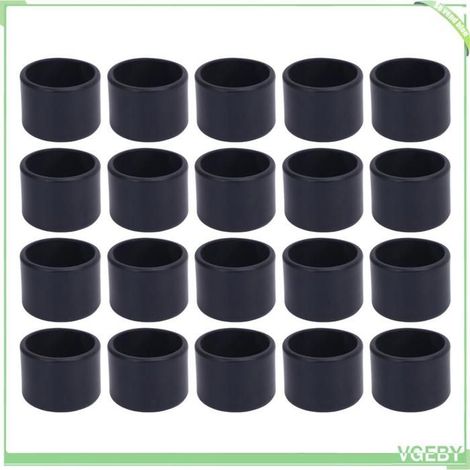 Housses pour pieds de meubles - FAF EICY - extrémité de tube rond - 20 pièces - Ø int. 30 mm - Plastique antidérapant (1/4)