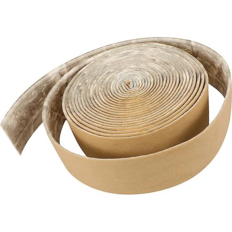 Bordure adhésive décorative kaki, gris marbré, pour plinthe ou mur (1 rouleau). (1/5)