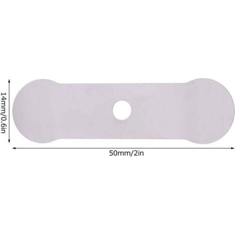 Plaque de Valve Compresseur d'Air 20 Pièces Silencieux Sans Huile Accessoires Aluminium 14x50mm