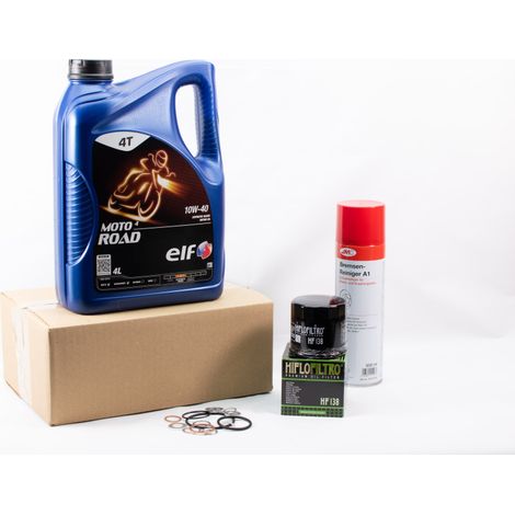 Kit Entretien Vidange Standard pour SUZUKI VZ 1500 INTRUDER de 1998 à 2016 - ELF MOTO 4 ROAD 10w40 4L