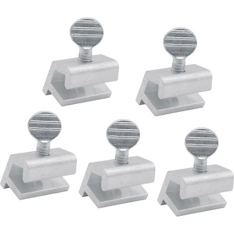 Lot de 5 limiteurs de vitesse pour fenêtres, verrous antivol faciles à installer, butées de porte et de fenêtre pour la maison et la terrasse des enfants.-24x5.5x33mm