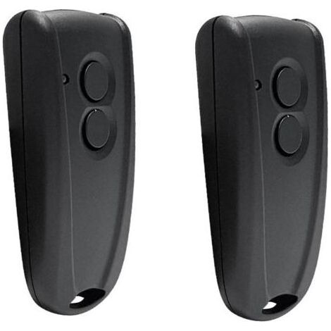 Télécommande de porte de garage 433 MHz 2 pièces, compatible avec la télécommande de porte de volet roulant sans fil à 2 boutons RSE2 RSC2 (1/4)
