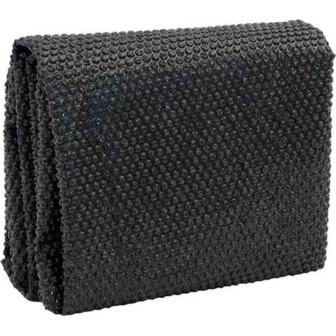 Schwimmende Solarmembran für Schwimmbecken aus PE-Material, 260x160 cm, schwarz und blau. (1/4)