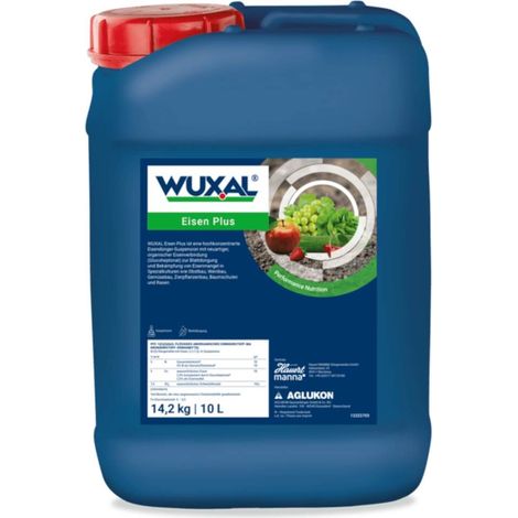 WUXAL Eisen Plus 10 l Pflanzendünger Spezialkulturen Obstbau Weinbau