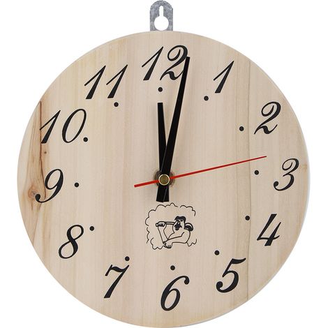 Horloge de Sauna 8 pouces, minuterie décorative pour pièce d'accessoires, décoration de la maison