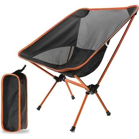 Camping Chair, Portable Lightweight Folding Camping Chair for Backpacking/Hiking/Picnics/Fishing/Gardening, Maximum Load 150 kg (1/4)