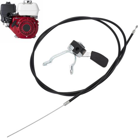 Ensemble câble d'accélérateur et interrupteur de puissance de 63 pouces adapté aux moteurs, moteurs, générateurs, pompes à eau et moteurs Honda GX140, GX160, GX200 de 5,5 CV et 6,5 CV. (1/5)