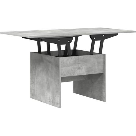 Maison Exclusive - Couchtisch Beton Grau 55 x 54,5 x 45 cm Holzwe (1/5)