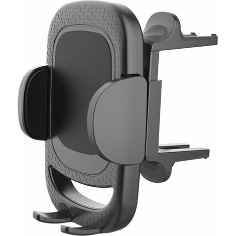 Support de téléphone portable pour bouches d'aération rondes, support de téléphone pour bouches d'aération rondes Mercedes-Benz / Mini R / Volkswagen Tiguan etc., adapté à toutes les bouches d'aératio (1/4)