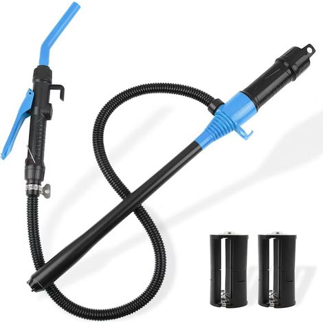 Petite pompe à huile électrique portable avec poignée pour le transport de liquides en extérieur, multicolore et à débit réglable (1/5)