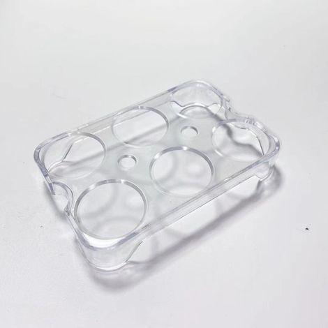 Boîte de Rangement pour Œufs, Lot de 6, en Plastique PP Durable, Design Compact Réutilisable, Gain de Place pour Cuisine et Plan de Travail (1/2)