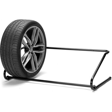 Porta Pneumatici da Muro in Acciaio 100Kg Fadi Portagomme F1 Nero
