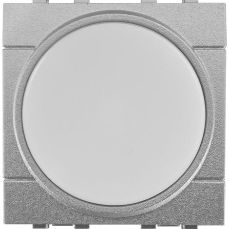 ETTROIT Batteriebetriebene LED-Notleuchte, 2 Module, 220 V, 6000 K, kompatibel mit Bticino Living, Farbe Grau – Artikelnummer LG4201