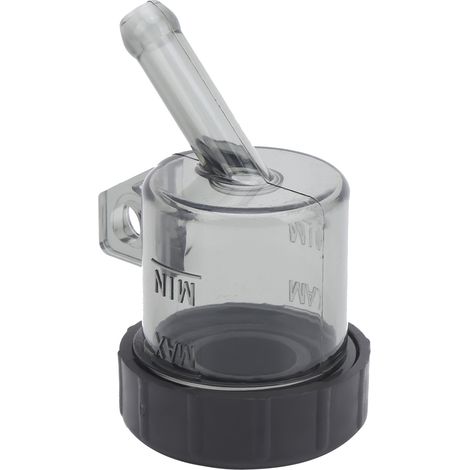 Réservoir de liquide de frein universel pour moto, godet d'huile arrière/avant transparent fumé (1/5)
