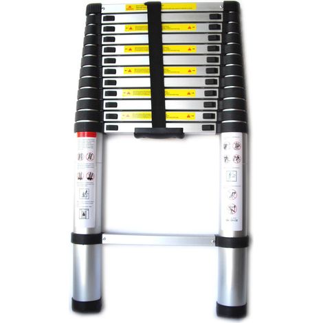 Scala telescopica in alluminio da 380 cm