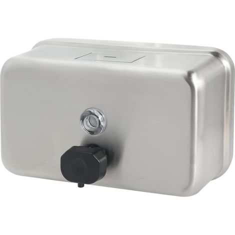 Automatischer Seifenspender, 255 ml, Edelstahl, mit Infrarotsensor, IPX5 wasserdicht, USB-C-Ladeanschluss und Bewegungssensor, geeignet für Küchen und Badezimmer (gebürstetes Silber).