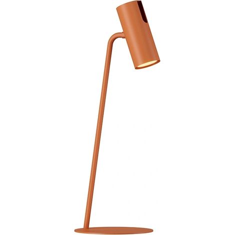 Lampe de bureau moderne rouge brique orientable 1xGU10 10W LEDA Sigma Lighting (1/2)