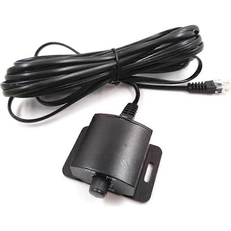 Modification audio pour voiture : amplificateur de puissance à 4 cœurs de 5 mètres, caisson de basses, télécommande de volume (1/5)