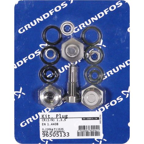 GRUNDFOS Ersatzteil Kit Stopfen für CR(I/N)1,3+5, 96505133