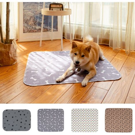 Tapis Pour Chien - Absorbant Réutilisable - Anti-dérapant - Pour Dressage, Cages, Parcs, Voiture, Canapé - 40 x 60 cm (1/4)