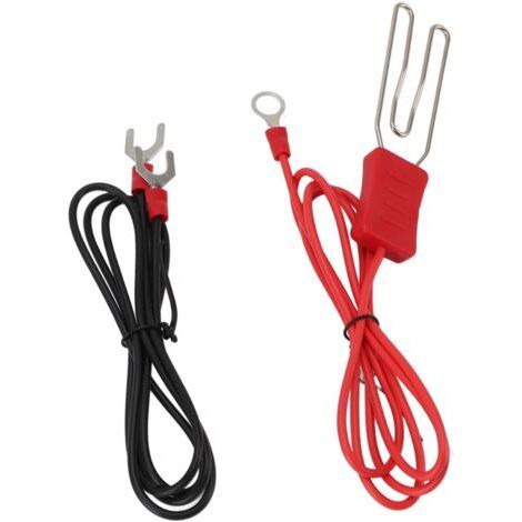 Drahtverbinder für Elektrozäune, M8 Edelstahl-Hakenklemmen-Set für Weidezäune, einfach zu bedienende, sichere Verbindung mit Erdspieß, Draht (3 Stück) (1/5)