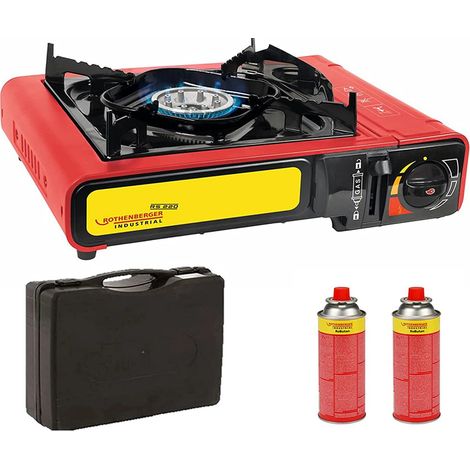 ROTHENBERGER Industrial Campingkocher Gourmet Piezo RS 220 inkl. 2x RoButan 220gr. - 1500004240 (1/3)