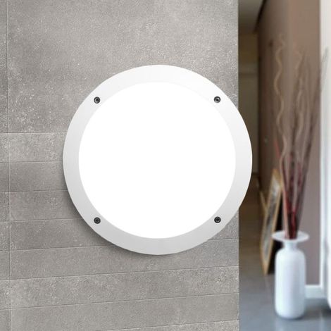 Plafoniera da esterno Fumagalli lucia ip66 1 x e27 bianca opaca