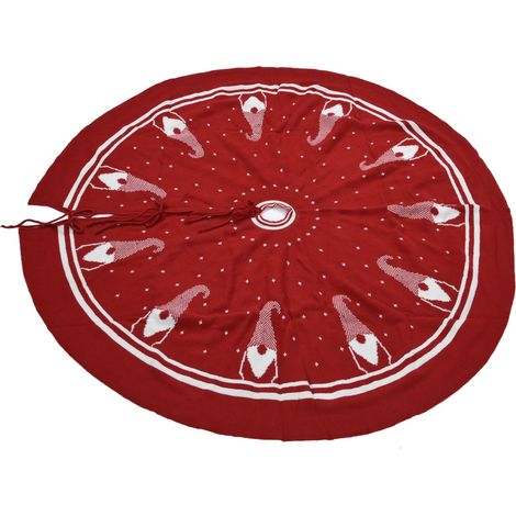 Jupe de sapin de Noël douce et réutilisable, tapis de sapin de Noël, décoration de base de sapin de Noël (1/5)