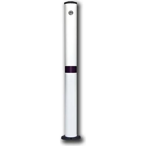 vds colonnette en alu avec sélecteur et préparation photocellules csell f 272/1