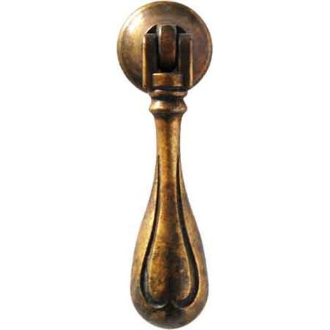 PENDENTE PER MOBILI '5060' 20x67 mm - Patinato antico