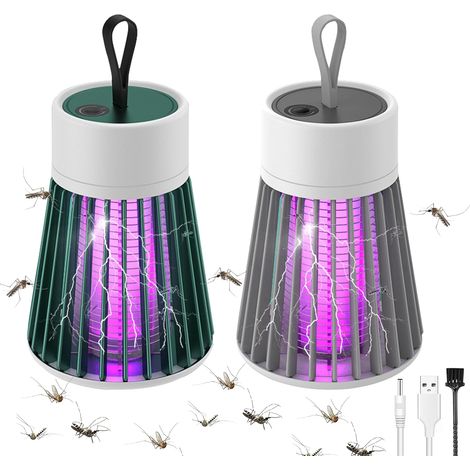 Lot de 2 répulsifs électriques anti-moustiques (maison et camping)