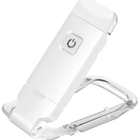Ansteckbare Leselampe – LED-Tischlampe mit 3 Farbtemperaturmodi, faltbar zum Lesen im Bett bei Nacht