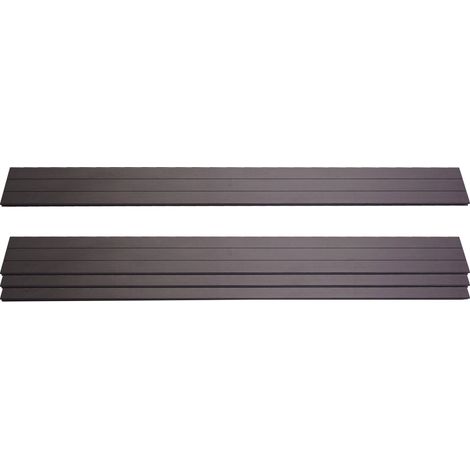 [NON UTILIZZATO] Set 4x listelli per pannelli frangivento fendivista privacy Sarthe WPC 180cm antracite