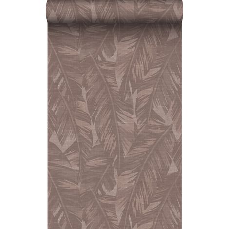 papier peint feuilles de bananier taupe  - Origin Wallcoverings (1/5)