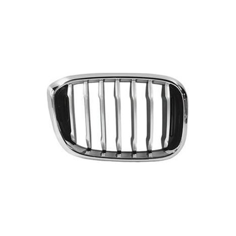Grille de calandre avant droite noire et chromée X-LINE BMW X3 G01 phase 1 2017-2021