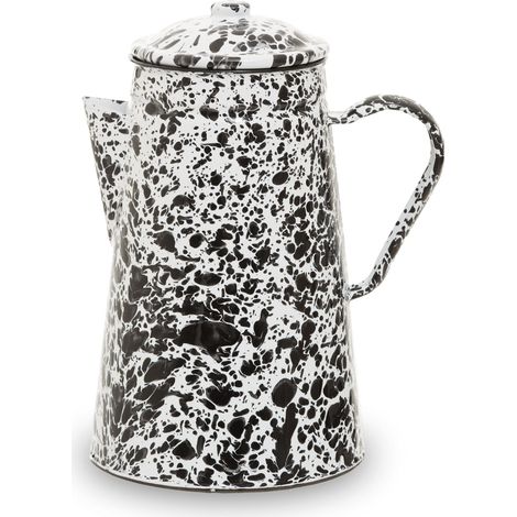 Interiors By Premier Elegant Design Black And White Patterned Teapot, Durable Design Tea Pot For Dining Table, Practical Tea Pot (1/5)