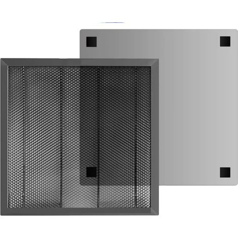 Pannello a nido d'ape, piedini ammortizzanti, scala graduata integrata, 500x500 mm (1/2)