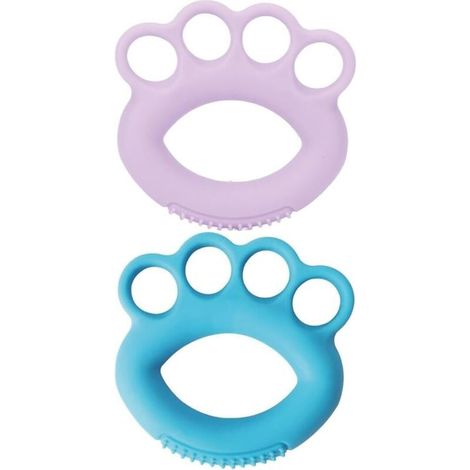 Lntyq Hand Grip Strengthener, Entraîneur de Doigts, Forearm Exerciser Finger Silicone Exercise Rings, L'entraînement Musculaire pour L'entraînement Musculaire, l'escalade et Le Fitness(2 Pièces) (1/5)
