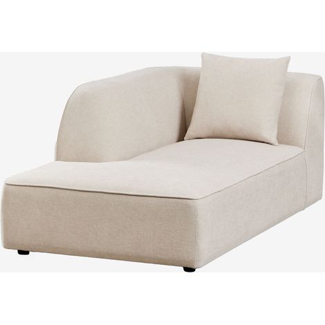 Chaise longue gauche pour canapé modulable rembourré Cardea SKLUM (1/5)
