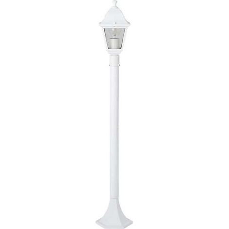 Lampadaire extérieur BRILLIANT NISSIE blanc E27 - 60W
