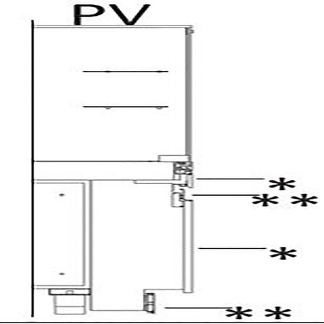 Kit fronton déco. comptoir vitrine -panneau en bois- - Diamond (1/2)