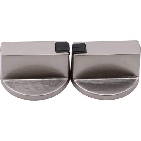 pieces universal silver gas stove knobs, oven hob control switch, 6mm 0° Elegant and popular (1/4)