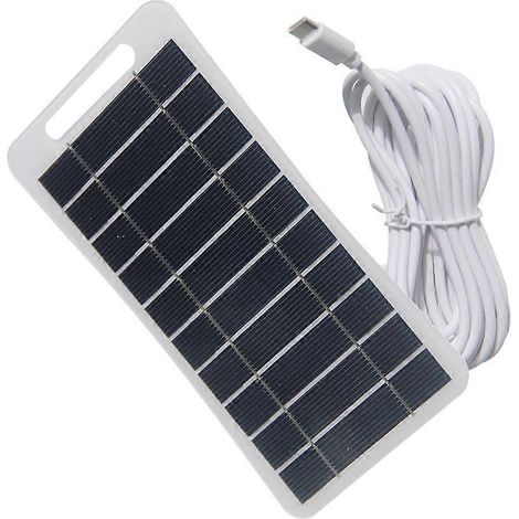 Mini panneau solaire 5V 2W, chargeur solaire USB, micro-panneaux solaires, panneau solaire portable pour téléphone et éclairage domestique (1/5)