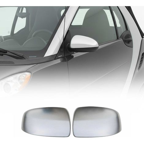 Coques de Rétroviseurs pour Smart Fortwo 451 2007-2015 en Acier Chromé Argent (1/5)