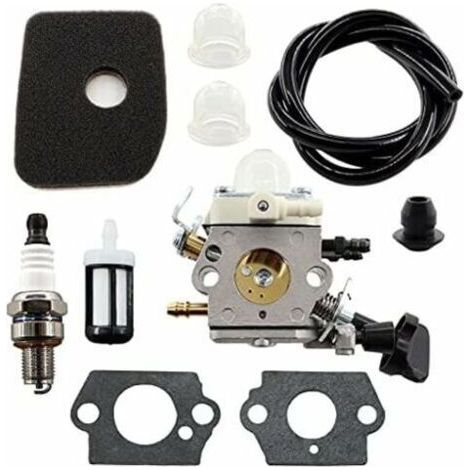 Kit carburatore con filtro aria e candela per soffiatore per foglie Stihl BG86 SH56 SH56C SH86 SH86C BG86CE BG86Z BG86CEZ, sostituisce ZAMA C1M-S261B, codice articolo 4241 120 0616. (1/5)