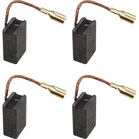 2 Paires Balais de Moteur en Carbone 6.3x10x15mm Arrêt Automatique Compatibles avec L1000 L1001 125/387479 (1/5)