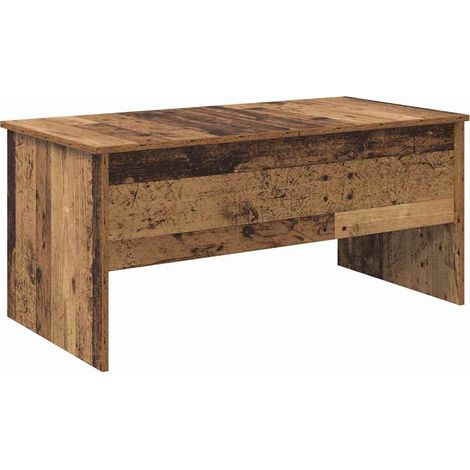 Maison Exclusive - Mesa de Café Madera envejecida 102 x 50,5 x 46