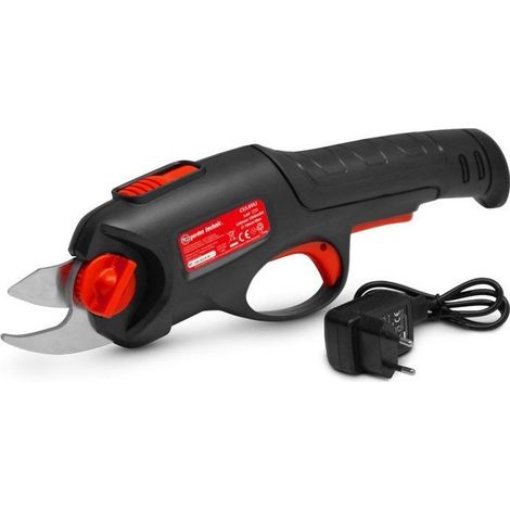 Tijeras eléctricas recargables ELEM CS3.6VLI 3,6 V Li-ion capacidad 1,5 Ah corte 10 mm negro y rojo (1/4)
